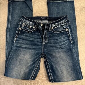 Miss Me Dark Blue Boot Cut Jeans